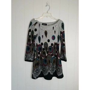 Mickie D Dress Women's Small Size Abstract Paisley Retro